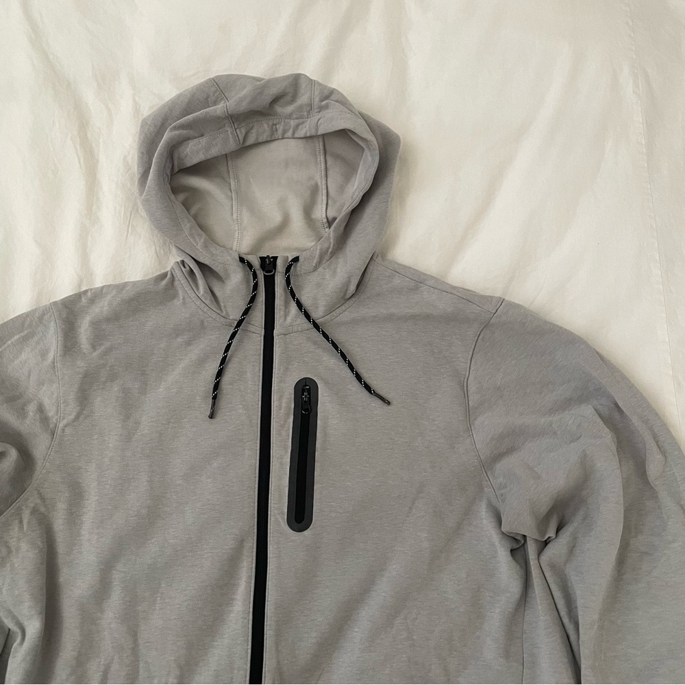 Old Navy Windbreaker Gray Athletic Running Jacket